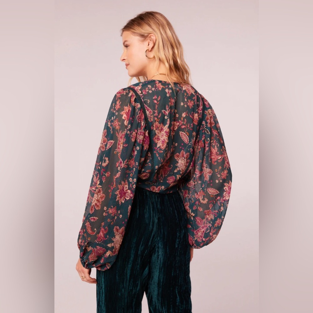Band Of The Free River Deep Paisley Blouse - Picture 2 of 10